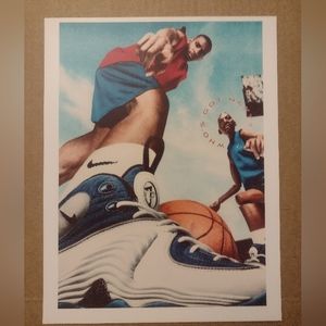 PENNY HARDAWAY & LITTLE PENNY 8.5x11 PREMIUM GLOSSY VINTAGE POSTER BRAND NEW!🤩